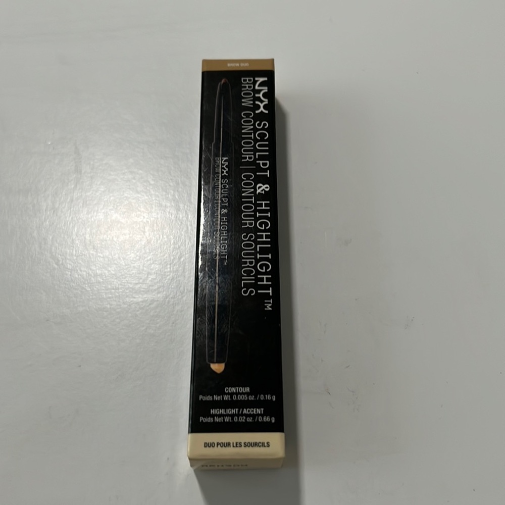 NYX Sculpt & Highlight Brow Contour Dual Pencil Full Size SHBC01 Blonde/Ivory